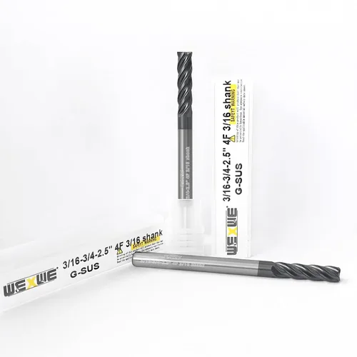 Miniatura 18 de Herramientas Serie G-SUS Carburo Cuadrado Fresa de Extremo, Recubrimiento MAH, Fresa de Extremo para Acero Inoxidable, Titanio, Inconel, Aleaciones