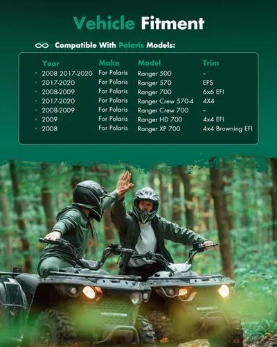 Miniatura 2 de SCITOO Conjunto de eje de transmisión CV 2008 2009 para Polaris Ranger 500 700 delantero izquierdo derecho 1332467