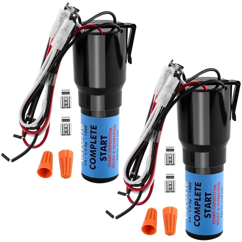 Miniatura 8 de Upgrades URCO410 Kit de arranque forzado 3 en 1 para refrigeradores y congeladores por AMI PARTS -1/4 a 3 en 1 Relé de arranque - Capacitor