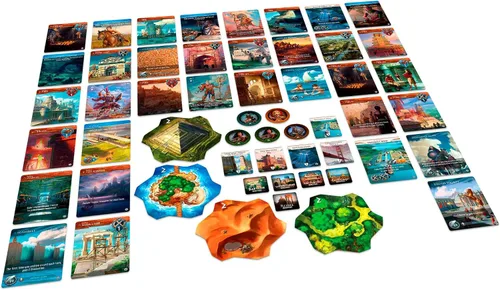 Miniatura 3 de Expansión Monumental Lost Kingdoms: juego de mesa de civilización y construcción de mazos, añade un quinto jugador, mayores de 10 años, 1-5