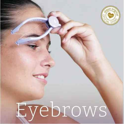 Miniatura 2 de Slique, depilación de vello de cejas, cara y cuerpo, y sistema de eliminación. Sorprendente sistema de eliminación del vello en el hogar rápido e