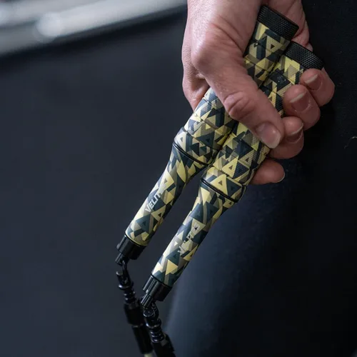 Miniatura 5 de Velites - Cuerda de saltar Earth 2.0 - Cuerda oficial de juegos CrossFit - Cuerda de velocidad profesional de aluminio para doble bajo, fitness