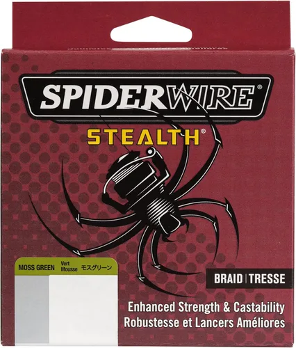 Miniatura 3 de Spiderwire Stealth Braid 3000 Yardas Verde musgo