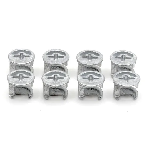Miniatura 3 de ReplacementScrews Cerraduras de leva excéntricas compatibles con IKEA 103114 (Kullen, Alex, MICKE) Funda con brida - 0.472 in x 0.394 in - Aleación