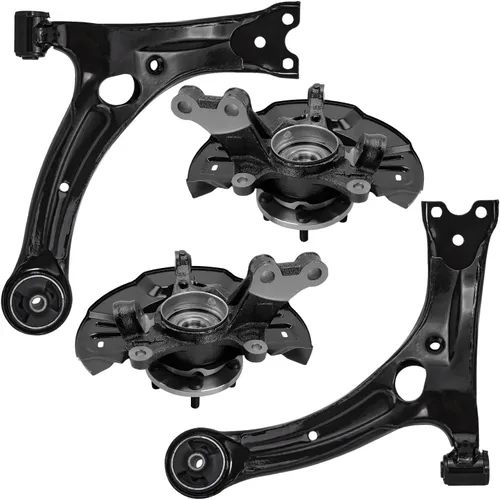 Miniatura 18 de Detroit Axle - Brazos de control superiores traseros para Chrysler 300 Dodge Challenger Charger Magnum, reemplazo del conjunto de brazos de control