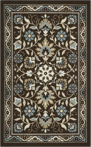 Miniatura 10 de Maples Rugs Florence - Alfombra antideslizante y lavable de 2 pies 6 pulgadas x 3 pies 10 pulgadas para pasillo de cocina