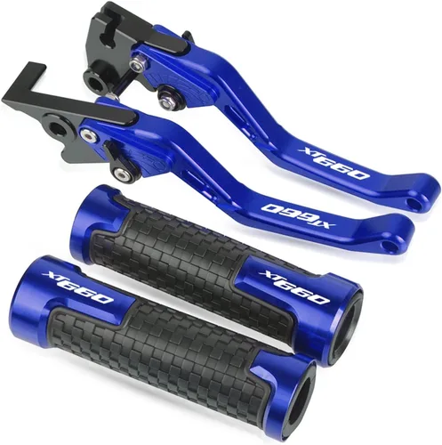 Miniatura 18 de DOUKI Para Yamaha XT660Z TENERE 2008-2016 XT660 Z - Palancas de embrague de freno corto para motocicleta, embrague, empuñaduras, extremos