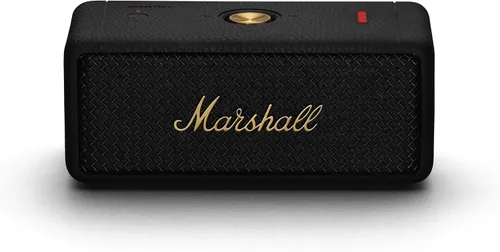 Marshall Emberton II - Altavoz Bluetooth portátil, color negro y latón