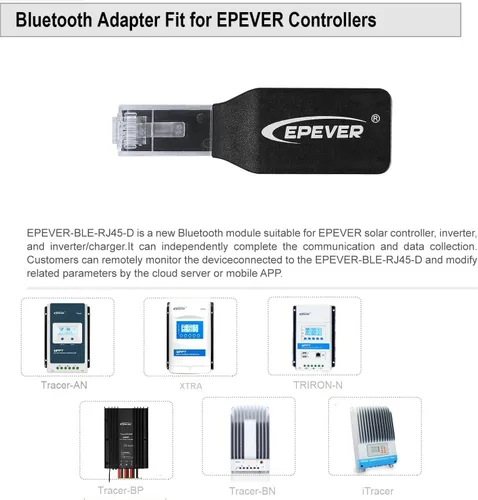 Miniatura 3 de EPEVER BLE Adaptador para controlador de carga solar EPEVER (serie Tracer-an/Tracer-BN/Tracer-CPN/Xtra)