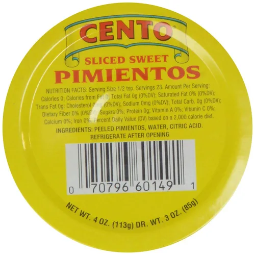 Miniatura 3 de Cento Pimientos en rodajas de 4.0 onzas (paquete de 2)