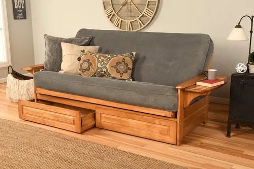 Miniatura 16 de Kodiak Furniture - Juego de futón, blanco, Madera Tela, Canadá
