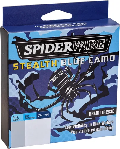 Miniatura 4 de Spiderwire Stealth Braid 3000 Yardas Camuflado azul