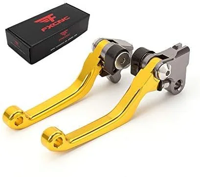 Miniatura 13 de FXCNC Palancas de embrague de freno pivotante de aluminio CNC compatibles con KX65 2000-2023, KX85 KX100 2001-2023, KX112 2022-2023, KX125 Verde