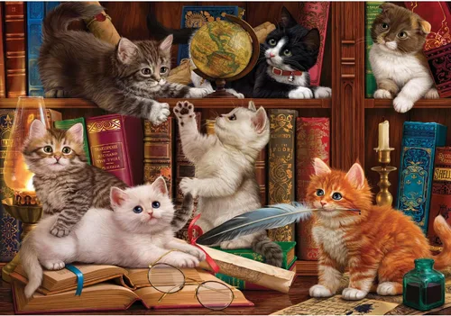 Miniatura 6 de Anatolian Puzzle - Tocador de gatos, rompecabezas de 260 piezas, #3344