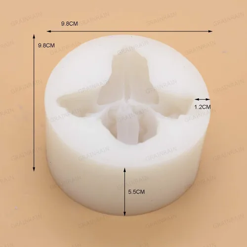Miniatura 5 de Moldes de jabón de silicona para hacer jabón, moldes para manualidades, moldes de resina, flores 3D (14167)