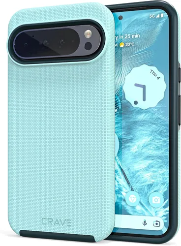 Miniatura 25 de Crave Dual Guard para Google Pixel 6 Pro, funda de doble capa de protección contra golpes para Google Pixel 6 Pro - Aguamarina