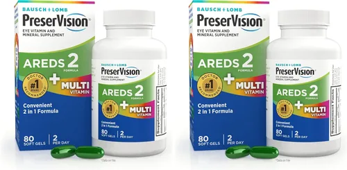 Miniatura 7 de PreserVision AREDS 2 + Multivitamínico, marca #1 recomendada por el oftalmólogo, vitamina ocular 2 en 1 con luteína, zeaxantina, zinc y vitamina C