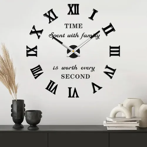 Miniatura 10 de VANGOLD Reloj de pared de diseño para decoración de sala de estudio