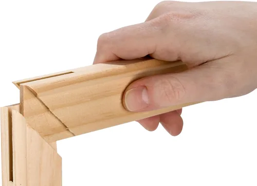 Miniatura 3 de Creative Mark Pro-Bar - Barras de madera resistentes de 8 pulgadas, paquete de 6 barras de madera de pino blanco extra pesadas de 1.5 pulgadas