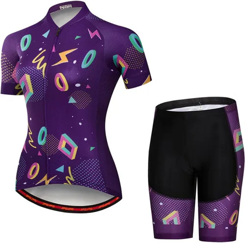 Miniatura 99 de Hotlion Conjuntos de camisetas de ciclismo para mujer, ropa de ciclismo de verano, trajes de bicicleta de carretera, ropa de ciclismo de manga corta