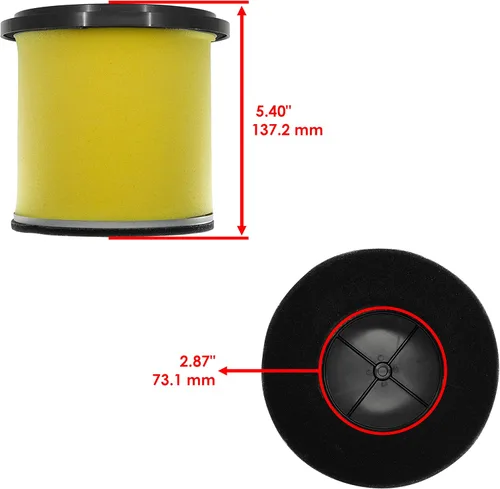 Miniatura 2 de Caltric Limpiador de filtro de aire compatible con Suzuki LT-A700X LTA700X kingQuad 700 2005 2006 2007