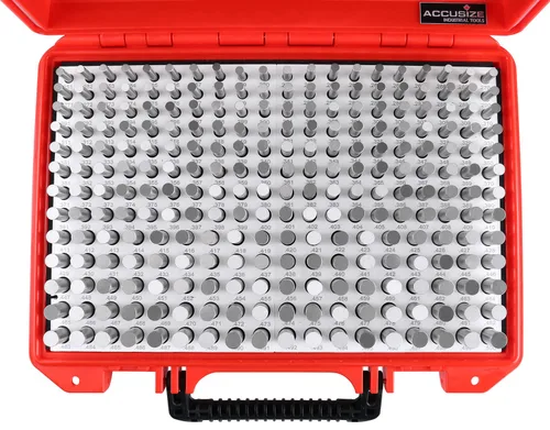 Miniatura 2 de Accusize Industrial Tools 0.011 '' a 0.060'', 50 piezas de acero Plug Pin Gage Set, menos, clase Zz, M0 (-)