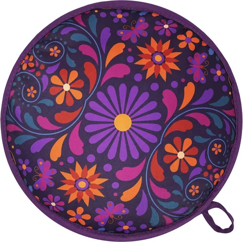 Miniatura 9 de Sophix Bolsa para calentar tortillas, tamaño grande de 12 pulgadas, este soporte de tela con aislamiento térmico mantiene las tortillas, el pan Naan