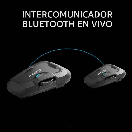 Miniatura 6 de Cardo Systems FREECOM 2X - Intercomunicador de 2 vías con conexión Bluetooth para motocicleta, color negro, paquete individual