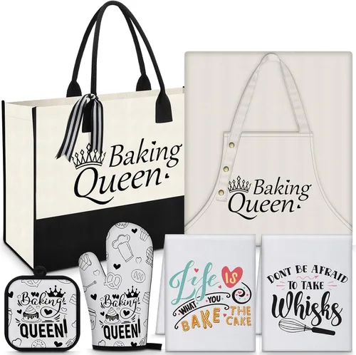 Juego de 6 Piezas de Regalos de Repostería Navideña, Divertidos Regalos de Panadero para Mujeres, Regalos de Cumpleaños para Mamá, Hermana, Esposa,