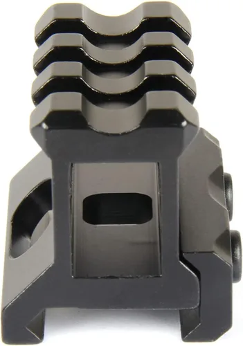 Miniatura 6 de TACFUN Top plano 1" ver a través de riel elevador montaje 3 ranuras Picatinny Weaver