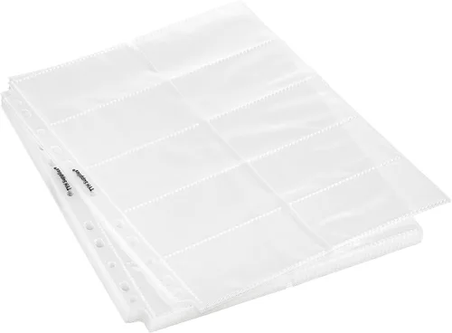 Miniatura 2 de TYH Supplies Paquete de 25 carpetas de 9 bolsillos para tarjetas intercambiables, tarjetas deportivas, tarjetas fotográficas y tarjetas de visita