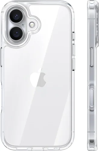 Miniatura 10 de TORRAS Funda Transparente Cristalina para iPhone 16 Pro, Ultra-Delgada [No Amarillea] [Protección Militar] Ajuste Delgado Funda de Silicona TPU