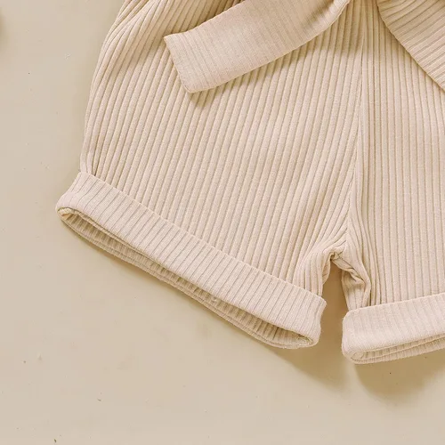 Miniatura 6 de Ropa de niña para bebé, ropa sin mangas, lindo halter mameluco de una sola pieza, conjunto de ropa de verano 1-5T
