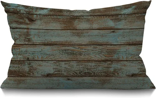 Miniatura 7 de Smooffly Funda de almohada rectangular rectangular rectangular con diseño de estrella de mar de playa y estrella de mar, funda de cojín de lino
