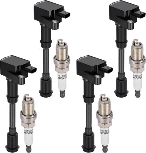 Miniatura 45 de BDFHYK Paquete de bobinas de encendido UF-735 y bujías de iridio SP539 compatibles con Fusion 1.5L L4 2014-2020 Escape 1.5L L4 2017-2019 DS7Z12029A