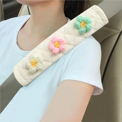 Miniatura 18 de Amooca Fundas Suaves para Cinturón de Seguridad del Automóvil Almohadillas de Hombro para Cinturón de Seguridad 2 PCS Ajuste Universal para Todos A