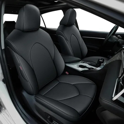 Miniatura 8 de AOMSAZTO Funda de asiento de coche para Mazda 3 2019 2020 2021 2022 2023 2024 2025 2026 – Juego completo de fundas de asiento de piel sintética