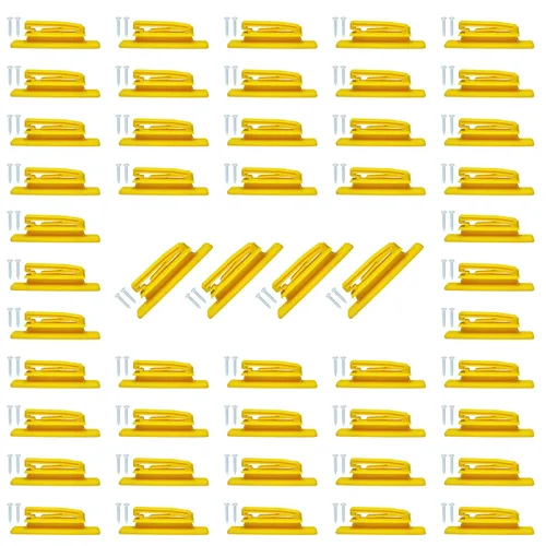 Miniatura 10 de Clavo eléctrico del aislador Polytape del poste de madera de la cerca en los aisladores PolyTape para la alta resistencia PK25 en negro