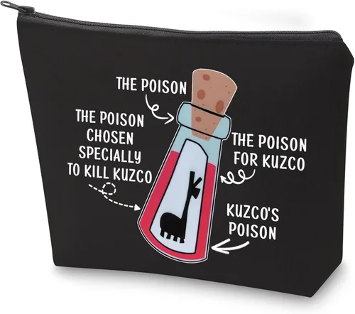 Miniatura 10 de ZJXHPO Bolsa de maquillaje Emperors The Poison Chosen, especialmente para matar maquillaje, bolsa con cremallera para su funda de viaje de llama
