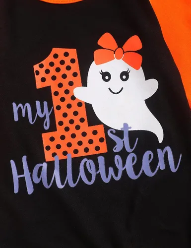 Miniatura 4 de TUEMOS Body de Halloween para bebé niña con diadema, primer conjunto de ropa de Halloween
