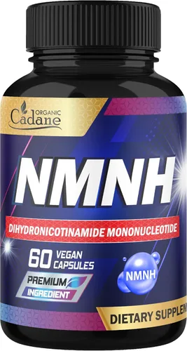 Suplemento Cadane NMNH | Apoya la energía y el envejecimiento saludable | Mononucleótido de dihidronicotinamida | Sin OMG – 60 cápsulas – 30 días