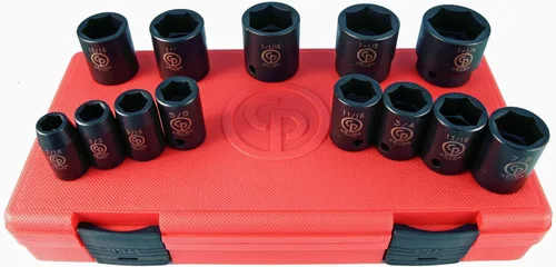 Miniatura 23 de Chicago Pneumatic SS4114D - Juego de llaves de vaso de impacto de 1/2 pulgada, profunda, métrica, 6 puntos, juego de llaves de impacto (14 piezas)