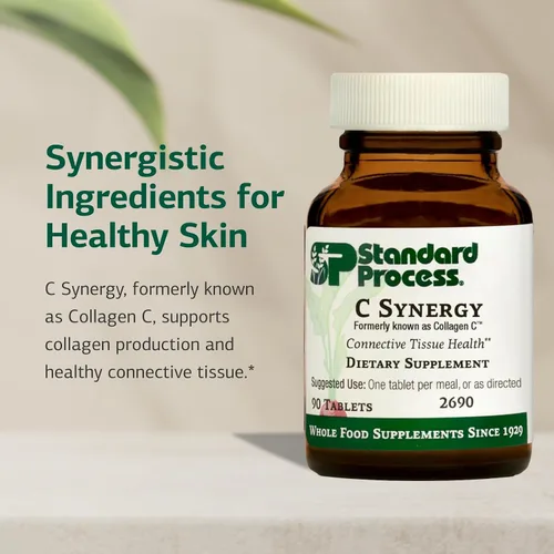 Miniatura 3 de Standard Process C Synergy - Suplemento para apoyar la salud del tejido conectivo, a base de alimentos integrales para la salud inmunológica