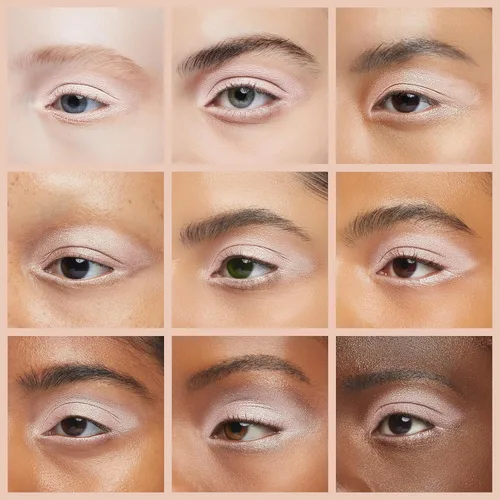Miniatura 18 de Oulac Sombra de ojos en crema con brillo también para iluminador Sombra de ojos mezclable Resistente al agua y de larga duración con fórmula Pureza