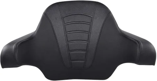 Miniatura 5 de TCMT Caja de maletero de motocicleta cortada de 10.7", respaldo envolvente, soporte de montaje para 2 personas, compatible con Harley 2014-2025 Con