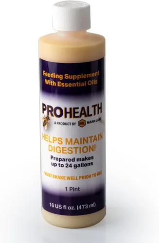 Mann Lake Suplemento Pro Health para alimentación de abeja, sustituto del polen de abeja, aumenta la fuerza de la colmena con fórmula antifúngica,