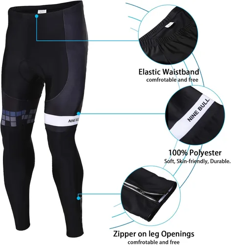Miniatura 5 de Conjunto de camiseta de ciclismo para hombre, camiseta reflectante de secado rápido y pantalones cortos de ciclismo acolchados 3D, M