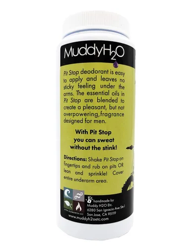 Miniatura 3 de Desodorante Pit Stop para hombres, 4 onzas, Muddy H2O, etc. El sudor sin el olor