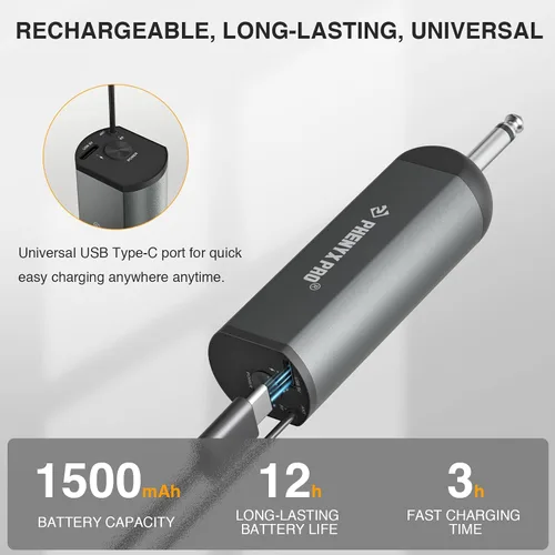 Miniatura 6 de Phenyx Pro Sistema de micrófono inalámbrico digital único PDP-1B Bundle con micrófono de mano PWH-P-900
