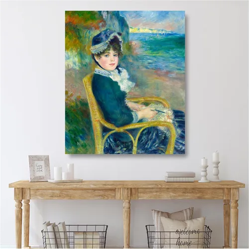 Miniatura 672 de A&T ARTWORK Campo de trigo con cipreses de Van Gogh Las reproducciones de arte clásico mundial, impresiones en lienzo giclée para decoración